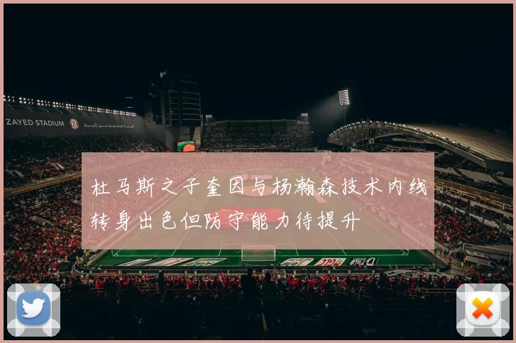 杜马斯之子奎因与杨瀚森技术内线转身出色但防守能力待提升